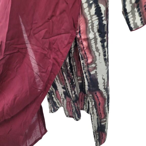 Unisex Top Long Sleeve Split Mandarin Nehru Prime Minister High Priestess S - Picture 5 of 12